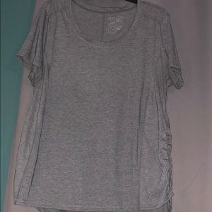 Gray short sleeve shirt